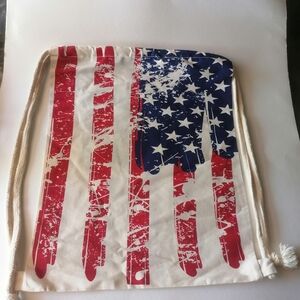 Patriotic Drawstring Backpack